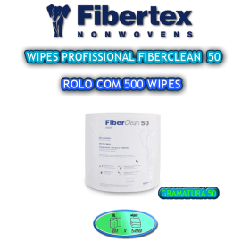 Wipes Profissional Fiberclean 50 - Rolo com 500 Wipes