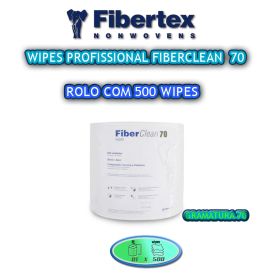 Wipes Profissional Fibertex - Fiberclean 70 - Rolo com 500 Wipes