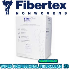 Wipes Profissional Fibertex - Fiberclean 50 - Caixa C/400 Wipes