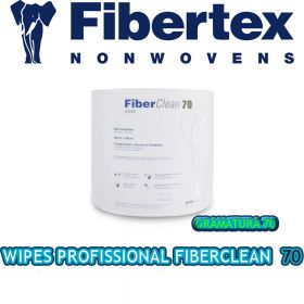 Wipes Profissional Fibertex - Fiberclean 70 - Rolo com 500 Wipes